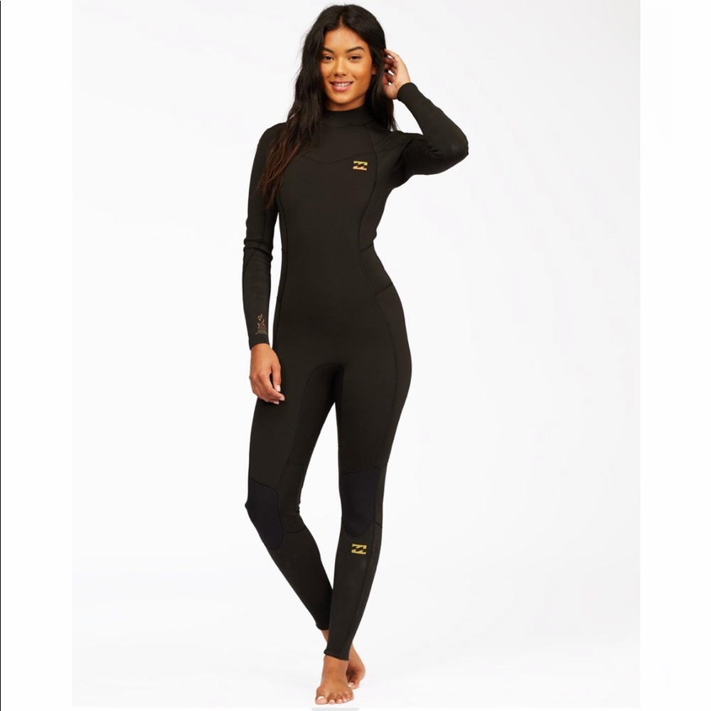 Billabong 4/3 Synergy Back Zip Full Wetsuit Womens
